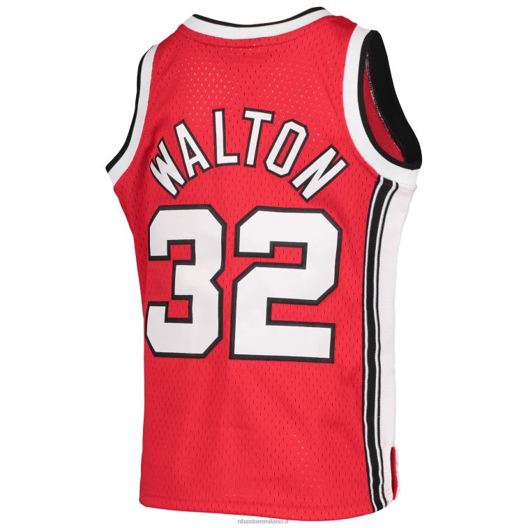 NBA 00F2L17848 portland trail blazer bill walton black 1976-77 hardwood classics swingman jersey
