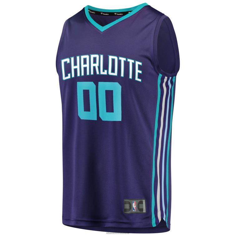 NBA 00F2L17351 charlotte hornets viola fast break replica maglia personalizzata