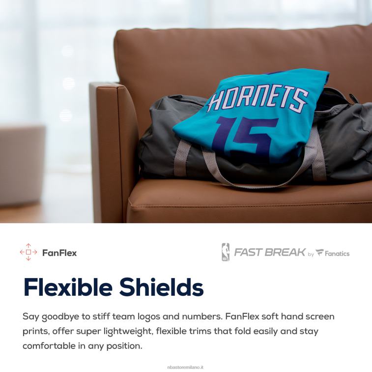 NBA 00F2L17351 charlotte hornets viola fast break replica maglia personalizzata