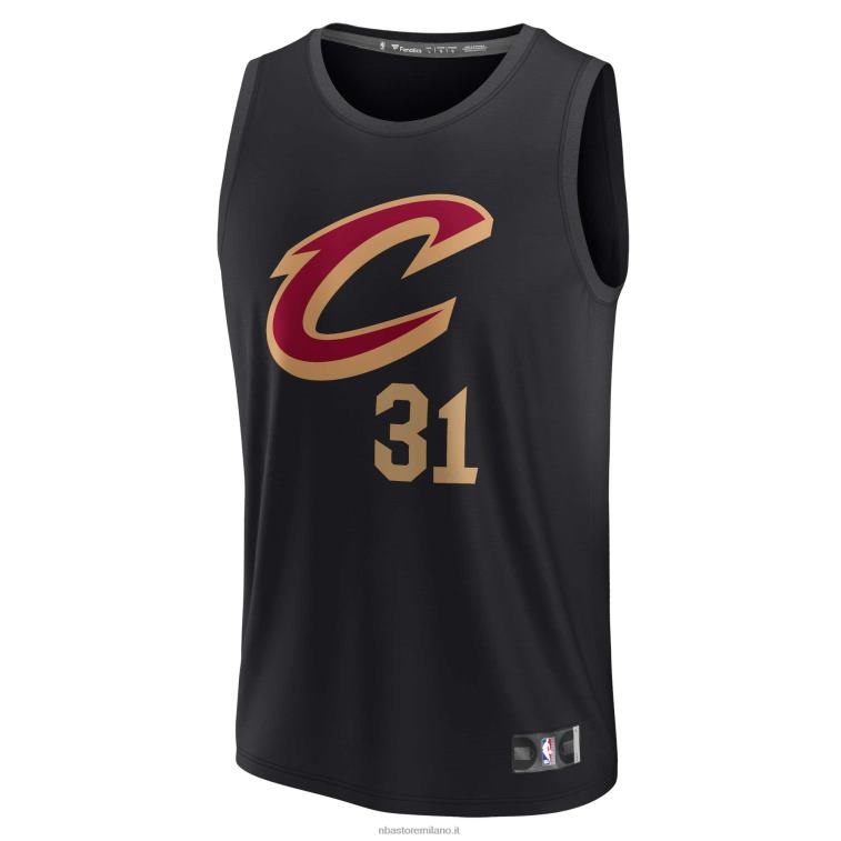 NBA 00F2L17030 cleveland cavaliers jarrett allen maglia giocatore contropiede nera