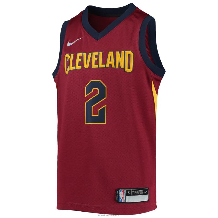 NBA 00F2L17826 cleveland cavaliers collin sexton nike vino diamante swingman maglia