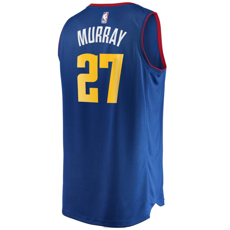 NBA 00F2L16987 denver nuggets maglia da giocatore replica fast break blu navy da uomo
