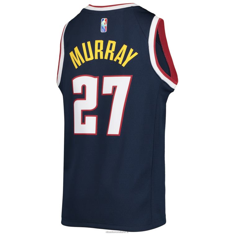 NBA 00F2L17433 denver nuggets jamal murray maglia nike navy diamond swingman