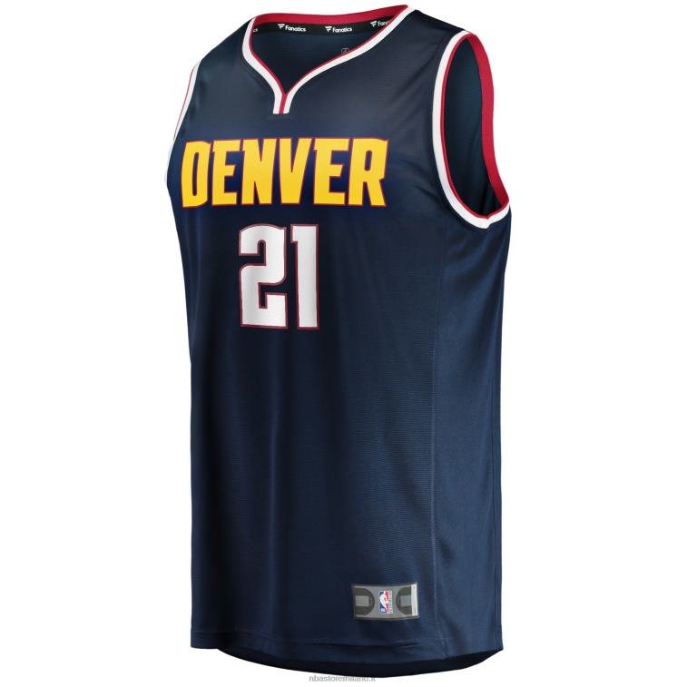 NBA 00F2L17975 denver nuggets collin gillespie maglia da giocatore fast break navy