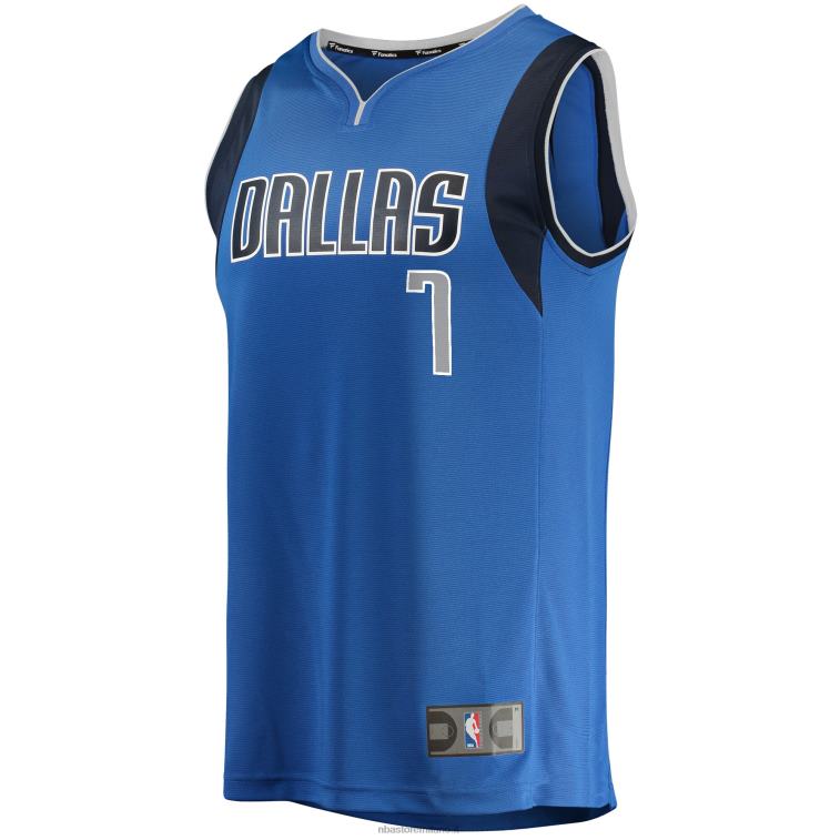 NBA 00F2L17801 dallas mavericks dwight powell blu maglia giocatore contropiede