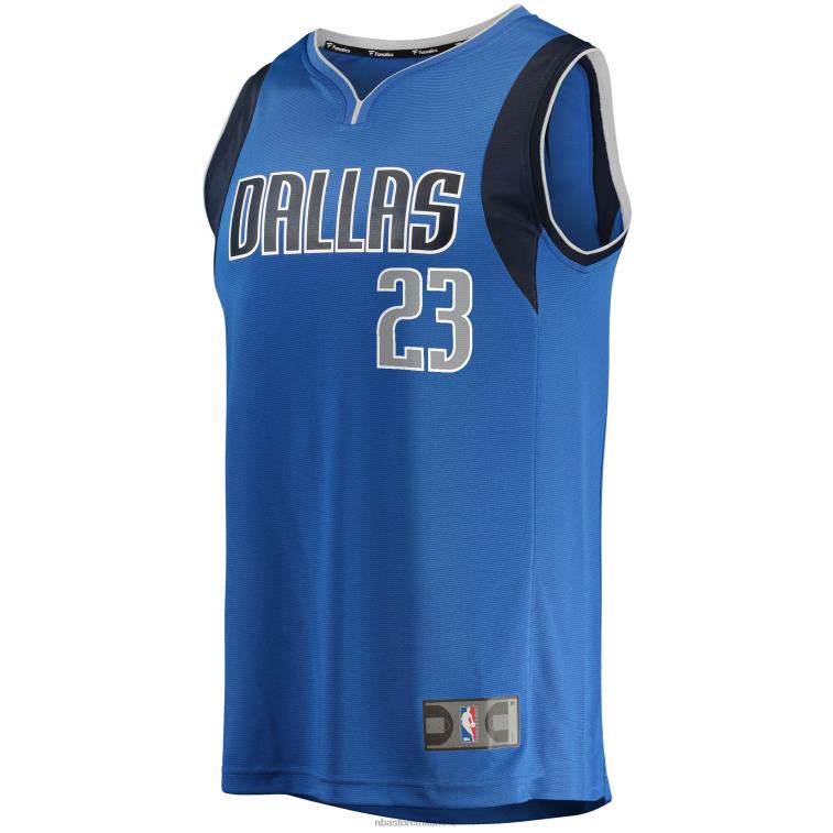 NBA 00F2L18411 dallas mavericks mckinley wright iv maglia blu giocatore contropiede veloce