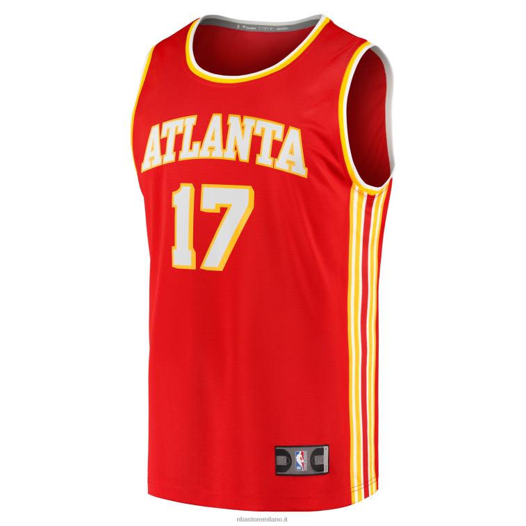 NBA 00F2L18115 atlanta hawks onyeka okongwu red 2020 draft first round pick fast break replica jersey