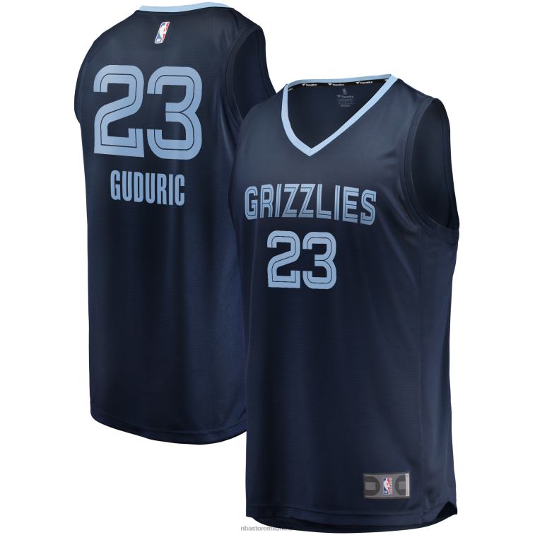 NBA 00F2L18612 memphis grizzlies marko guduric navy fast break giocatore maglia