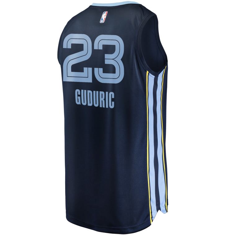 NBA 00F2L18612 memphis grizzlies marko guduric navy fast break giocatore maglia