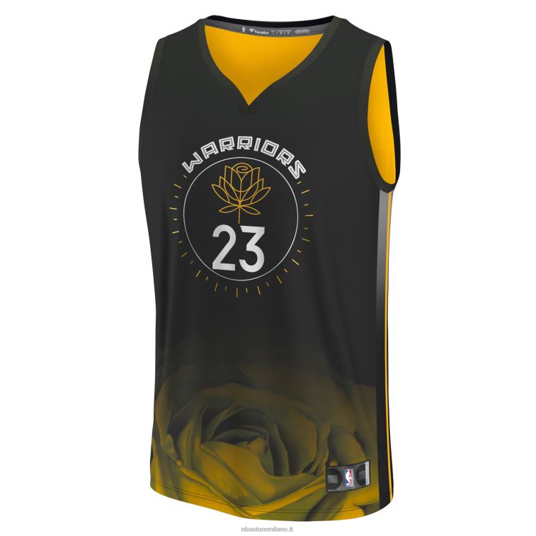 NBA 00F2L16758 maglia fastbreak verde nero dei guerrieri stato d\'oro draymond
