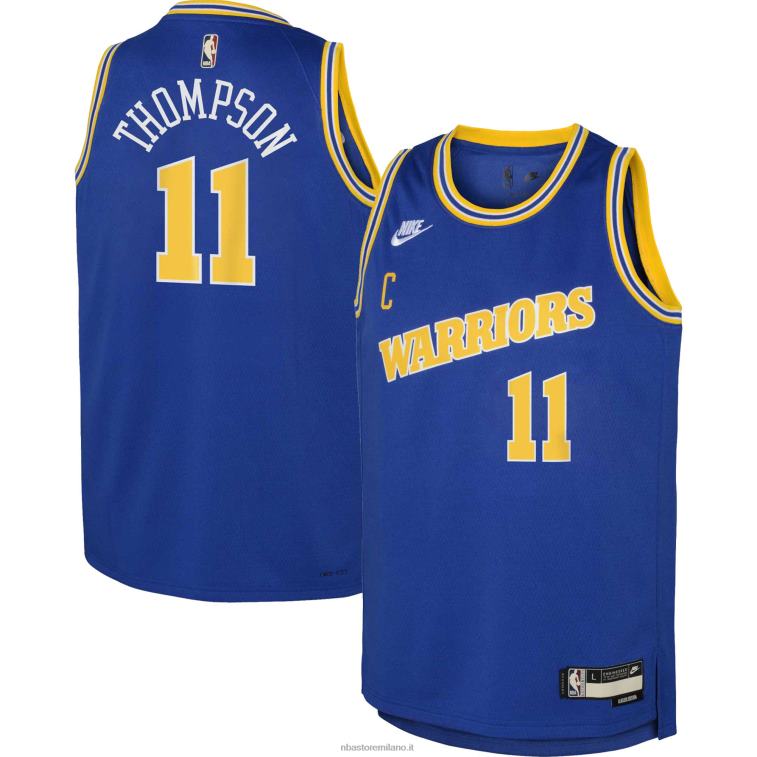 NBA 00F2L16759 maglia golden state warriors klay thompson nike royal swingman