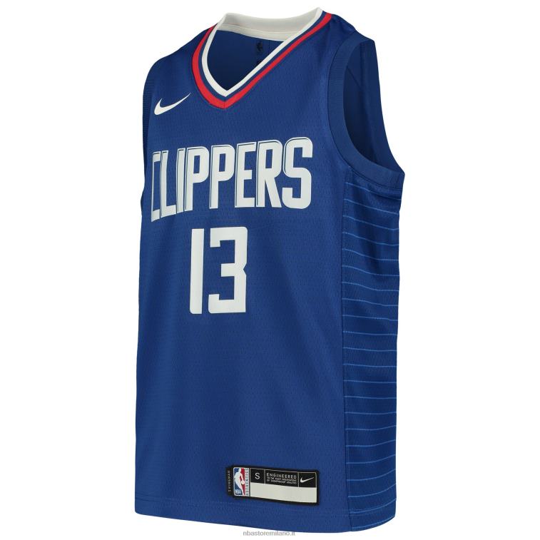 NBA 00F2L17201 maglia la clippers paul george nike royal swingman