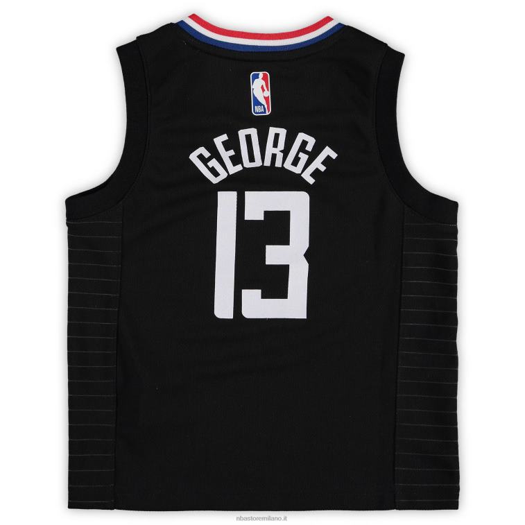 NBA 00F2L17399 preschool la clippers paul george jordan marca maglia nera fast break replica