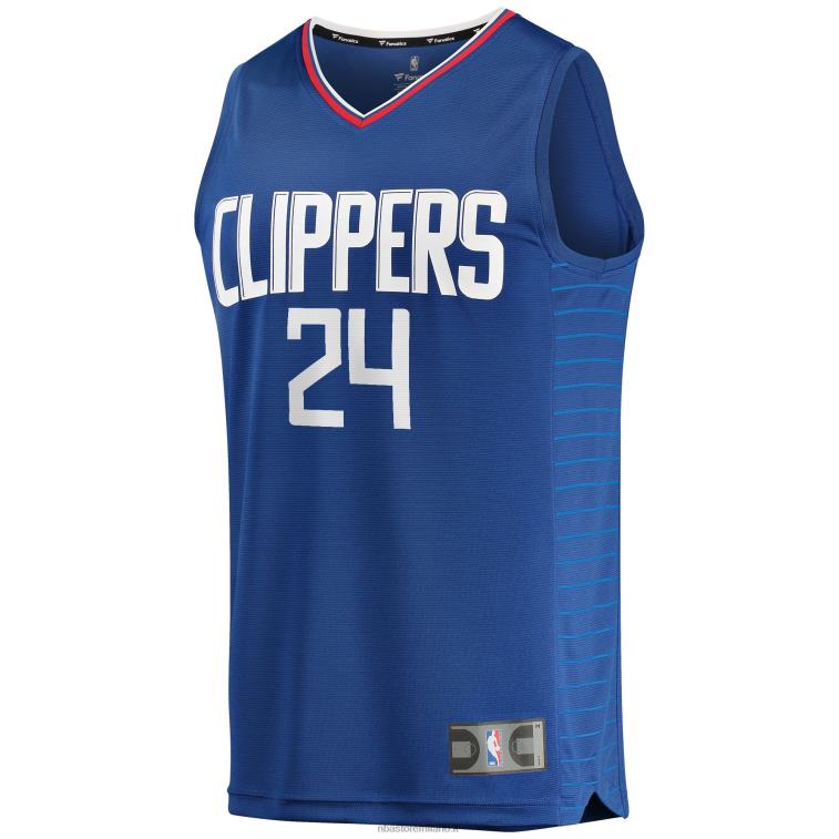 NBA 00F2L19744 la clippers norman powell royal fast break replica maglia