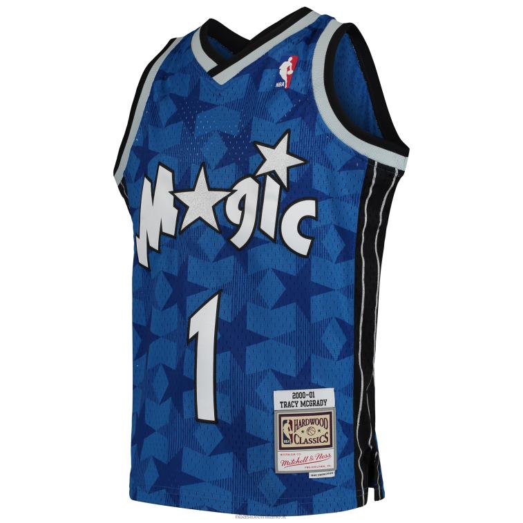NBA 00F2L16750 maglia orlando magic tracy mcgrady mitchell & ness blue swingman ritorno al passato