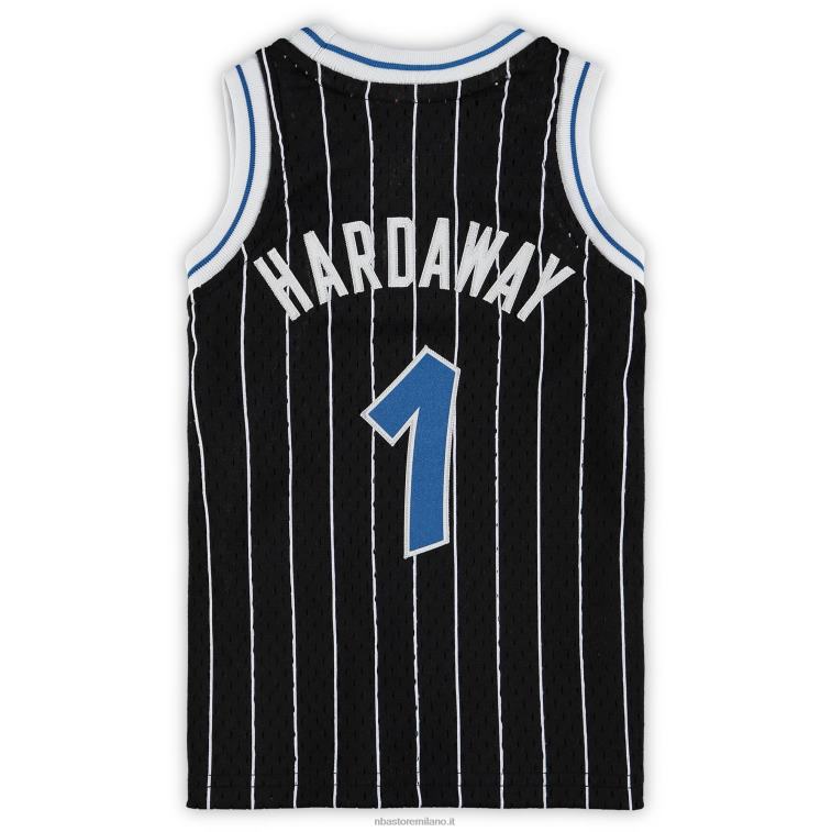 NBA 00F2L16832 orlando magic penny hardaway black hardwood classics maglia giocatore ritirato