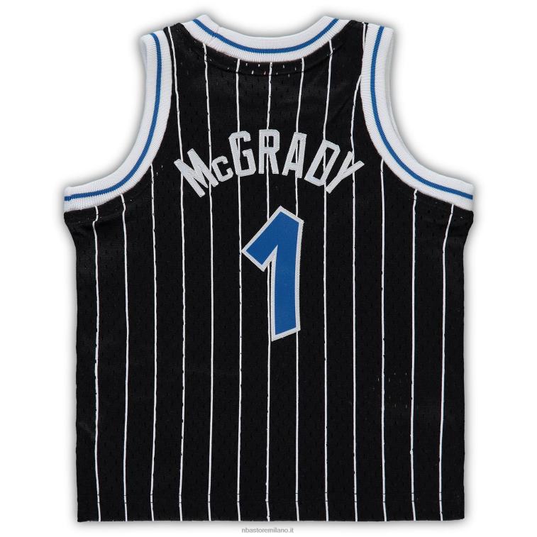 NBA 00F2L17104 orlando magic tracy mcgrady black hardwood classics maglia giocatore ritirato