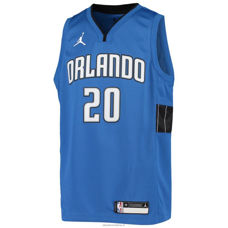 NBA 00F2L17745 orlando magic markelle fultz jordan maglia swingman blu marca