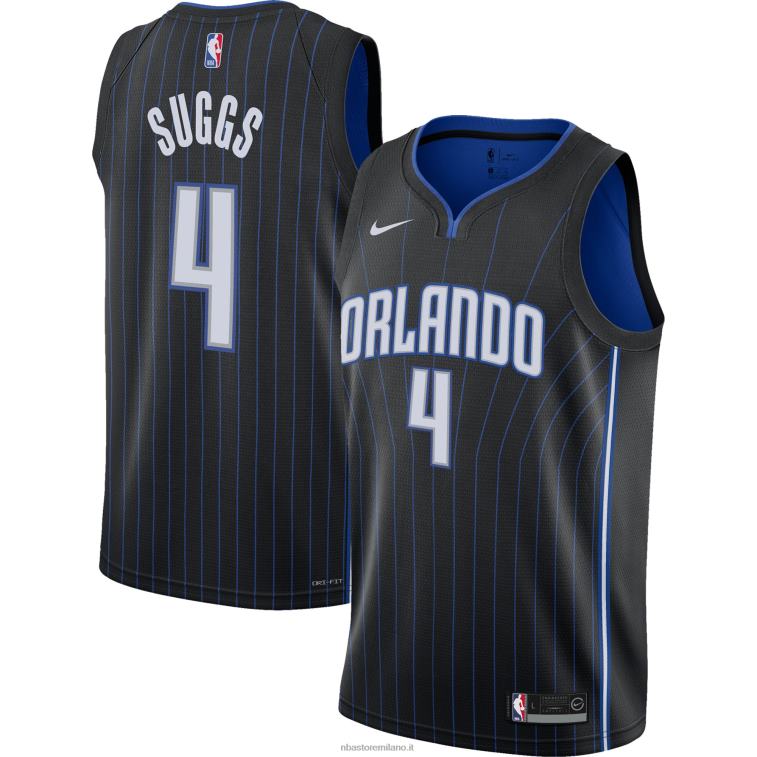 NBA 00F2L17813 orlando magic jalen suggerisce maglia swingman nera nike