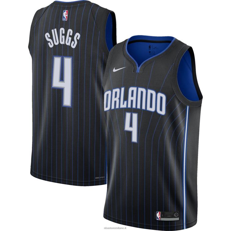 NBA 00F2L17813 orlando magic jalen suggerisce maglia swingman nera nike