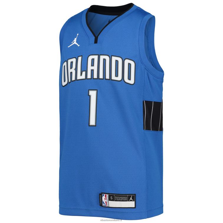 NBA 00F2L18059 orlando magic jonathan isaac jordan maglia giocatore blu