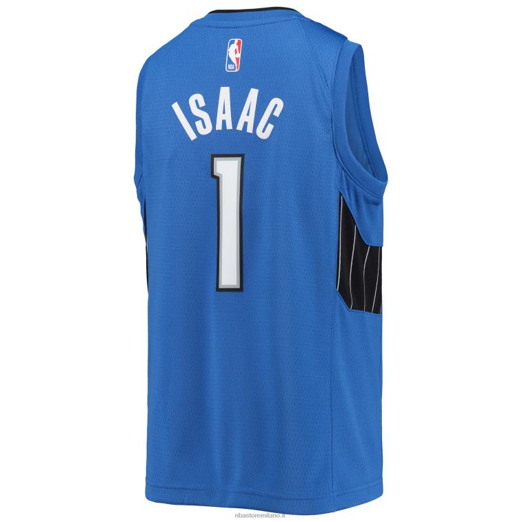 NBA 00F2L18059 orlando magic jonathan isaac jordan maglia giocatore blu