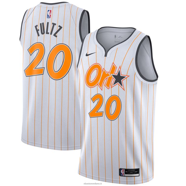 NBA 00F2L18532 orlando magic markelle fultz nike maglia bianca swingman