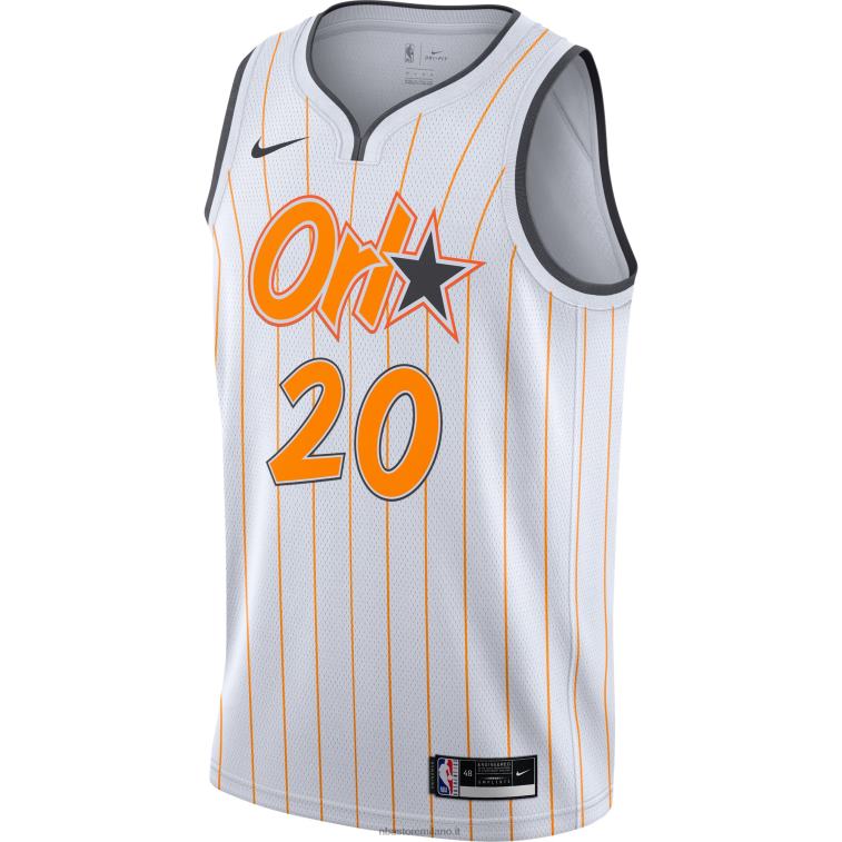 NBA 00F2L18532 orlando magic markelle fultz nike maglia bianca swingman