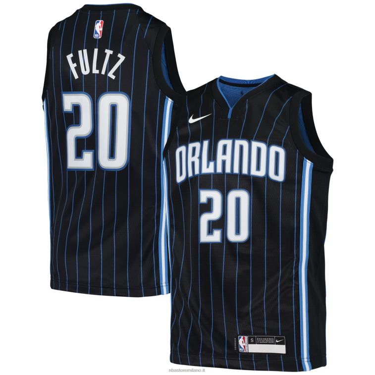 NBA 00F2L19351 orlando magic markelle fultz nike maglia nera swingman