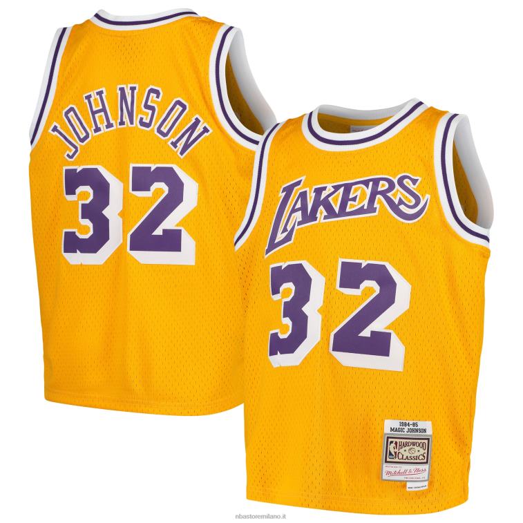 NBA 00F2L16726 Maglia Los Angeles Lakers Magic Johnson Mitchell & Ness Swingman ritorno al passato