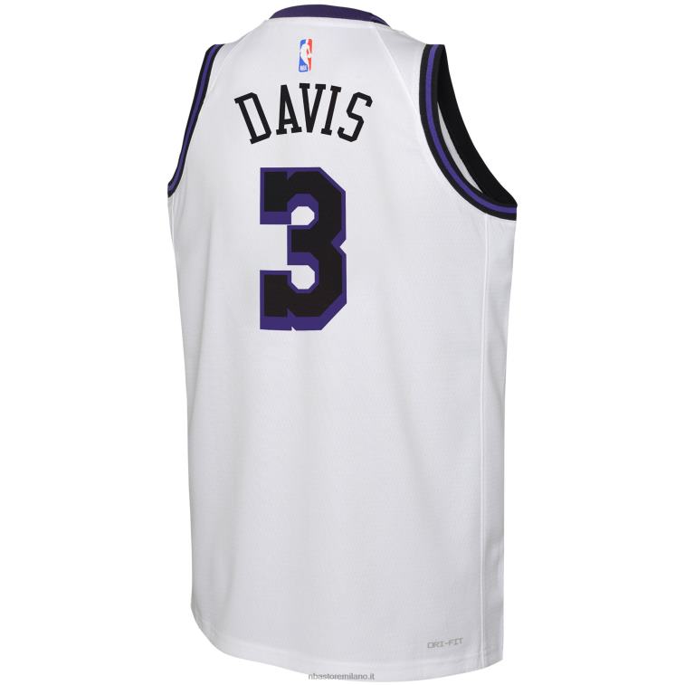 NBA 00F2L18003 los angeles lakers anthony davis nike maglia bianca swingman