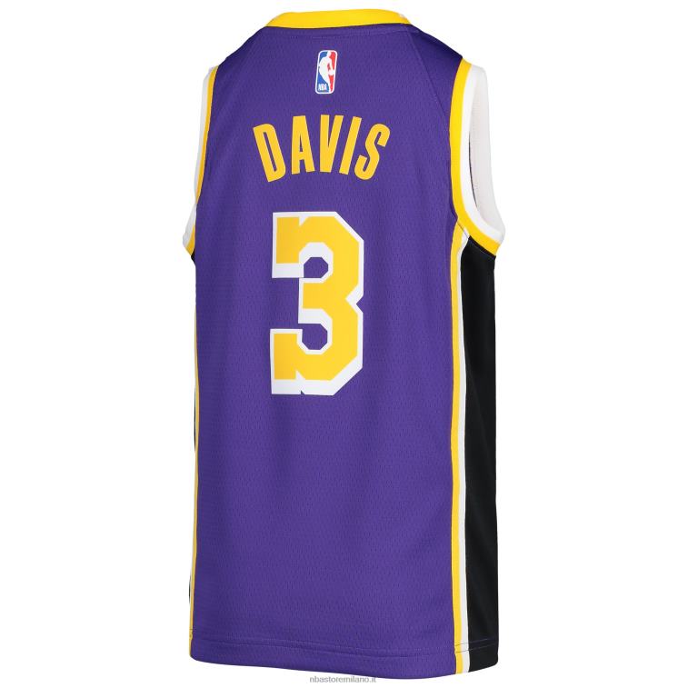 NBA 00F2L18065 los angeles lakers anthony davis jordan marca maglia swingman viola