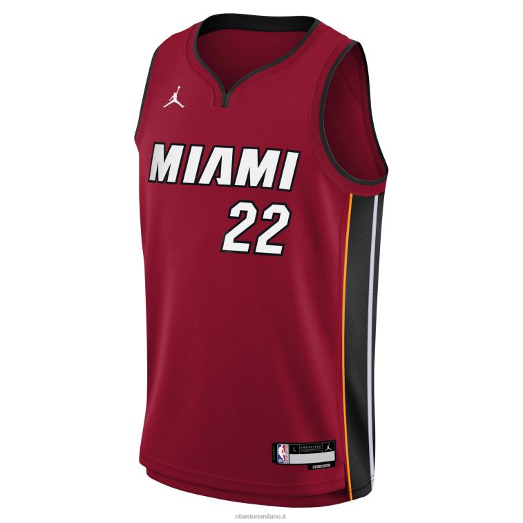 NBA 00F2L16861 miami heat jimmy butler jordan marca maglia rossa swingman