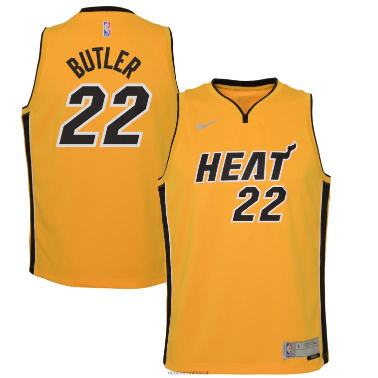 NBA 00F2L17577 maglia giocatore Miami Heat Jimmy Butler Nike Trophy Gold Swingman - edizione guadagnata