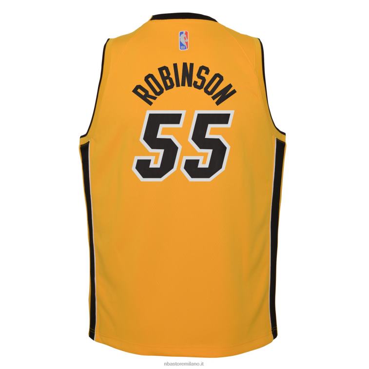 NBA 00F2L18665 miami heat duncan robinson nike trophy gold swingman giocatore maglia - edizione guadagnata
