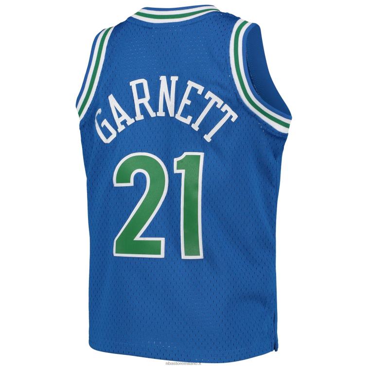 NBA 00F2L16848 Minnesota Timberwolves Kevin Garnett Mitchell & Ness Blue Hardwood Classics Swingman Jersey