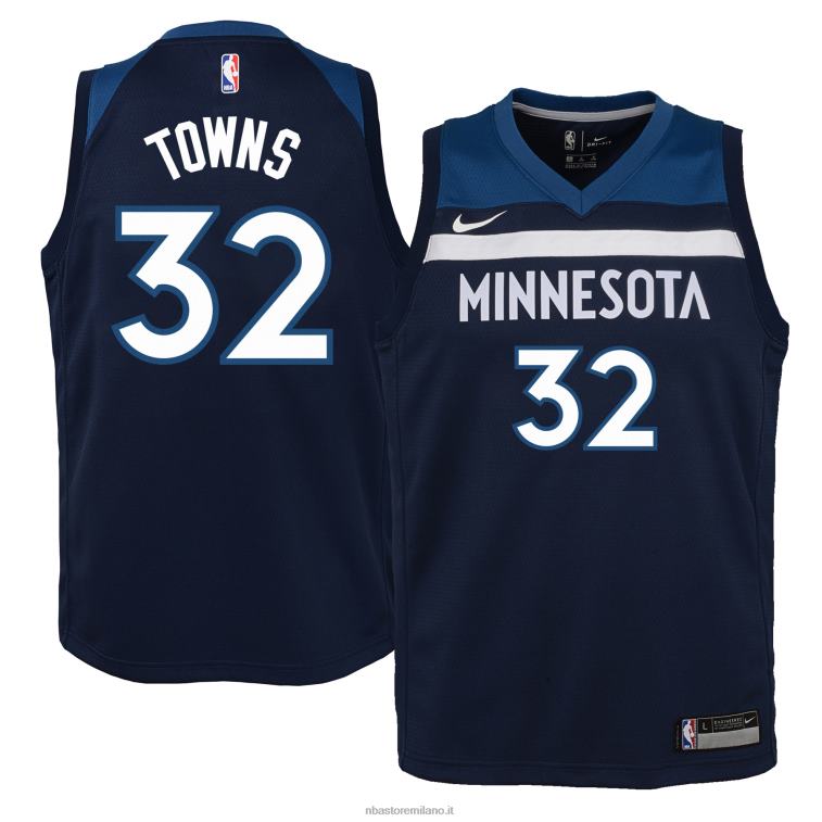 NBA 00F2L17316 Minnesota Timberwolves Karl-Anthony Town Nike Navy Swingman Jersey
