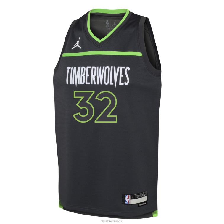 NBA 00F2L17634 Minnesota Timberwolves Karl-Anthony Town Jordan marca maglia swingman nera