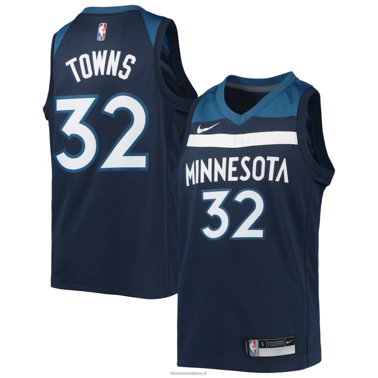 NBA 00F2L18842 Minnesota Timberwolves Karl-Anthony Town Nike Navy Diamond Swingman Jersey