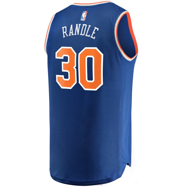 NBA 00F2L16793 New York Knicks Julius Randle maglia replica fast break blu