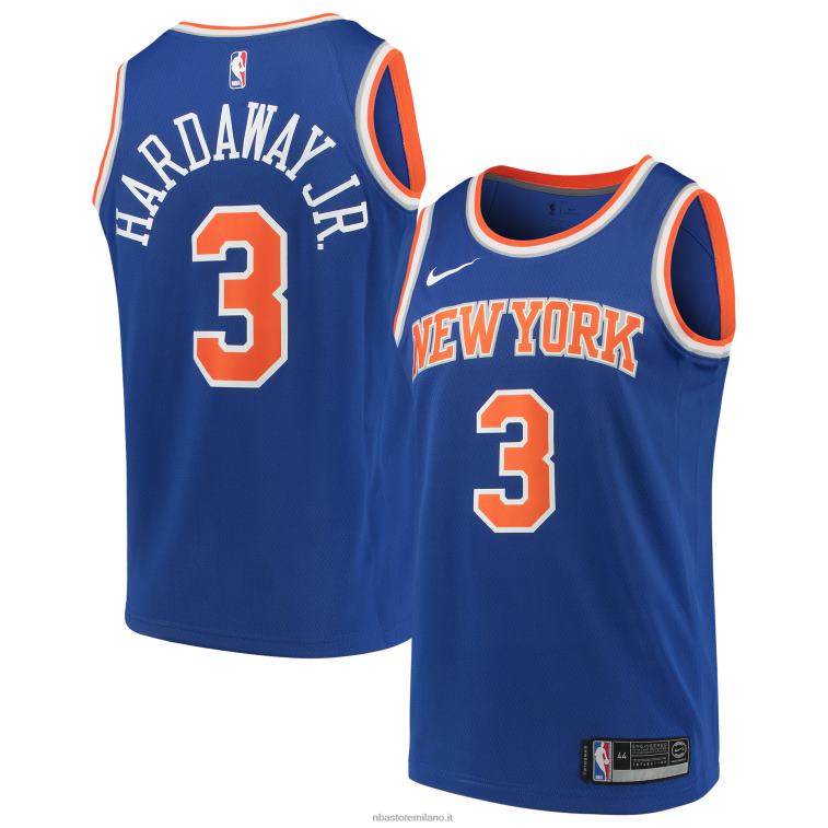 NBA 00F2L19239 New York Knicks Tim Hardaway jr. maglia swingman blu nike