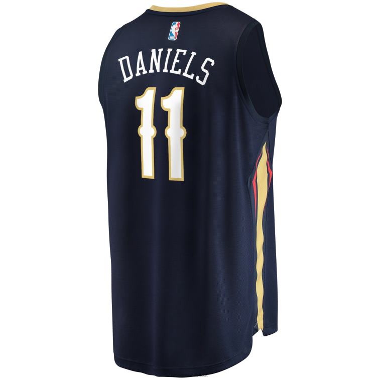 NBA 00F2L17616 new orleans pelicans dyson daniels navy draft prima maglia scelta veloce break replica