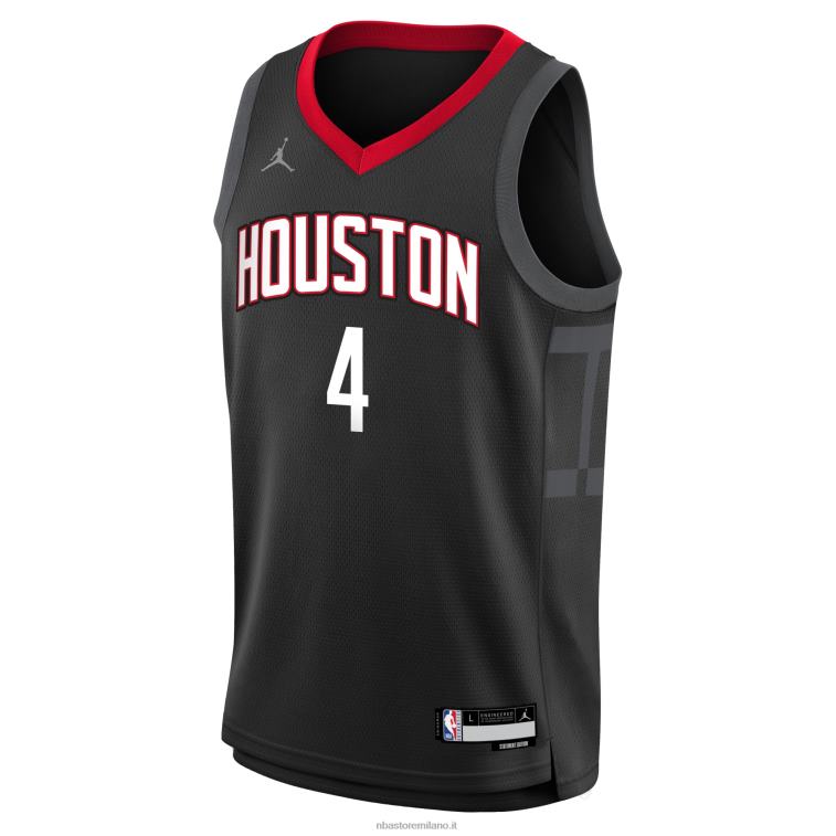 NBA 00F2L17284 houston rockets jalen maglia verde jordan marca nera swingman