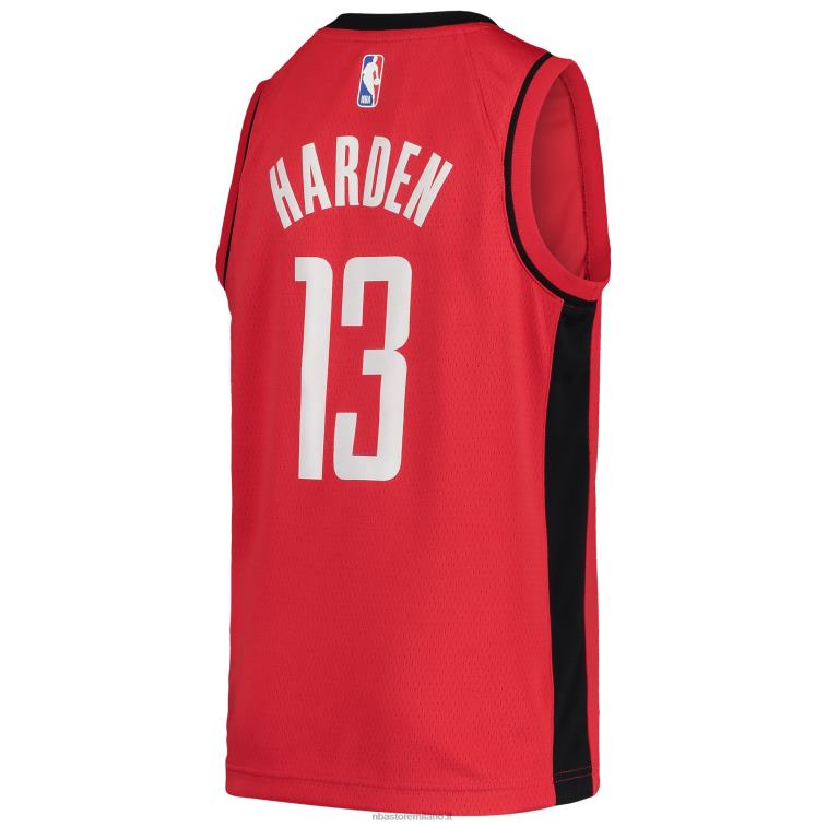 NBA 00F2L17760 houston rockets james harden maglia swingman squadra rossa nike