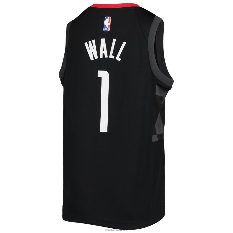NBA 00F2L17930 houston rockets john wall jordan maglia da giocatore nera
