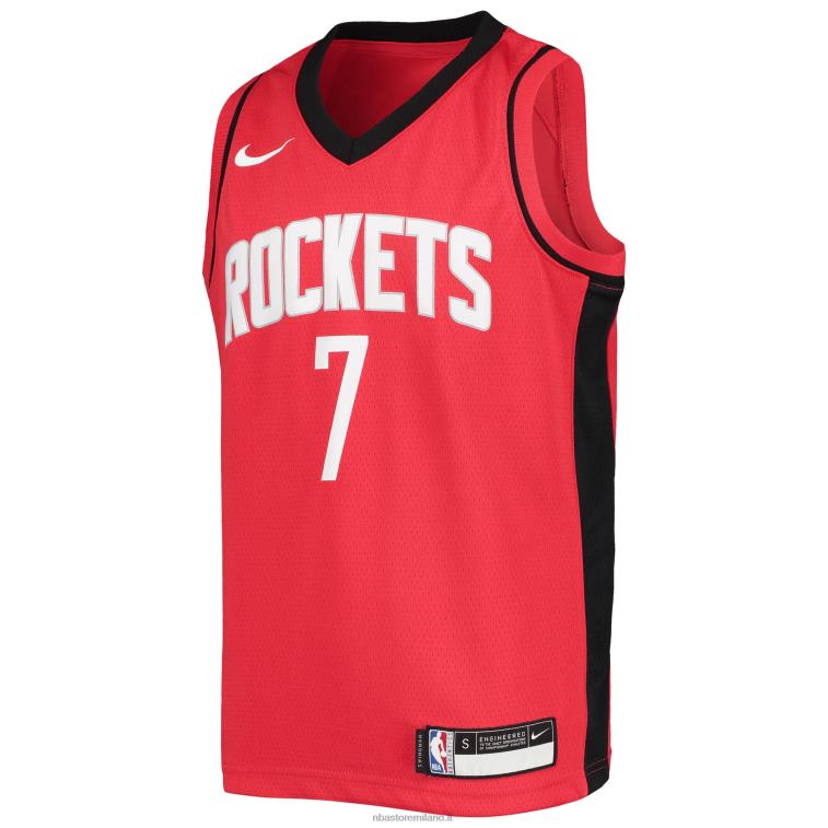 NBA 00F2L19176 houston rockets victor oladipo maglia nike rosso swingman
