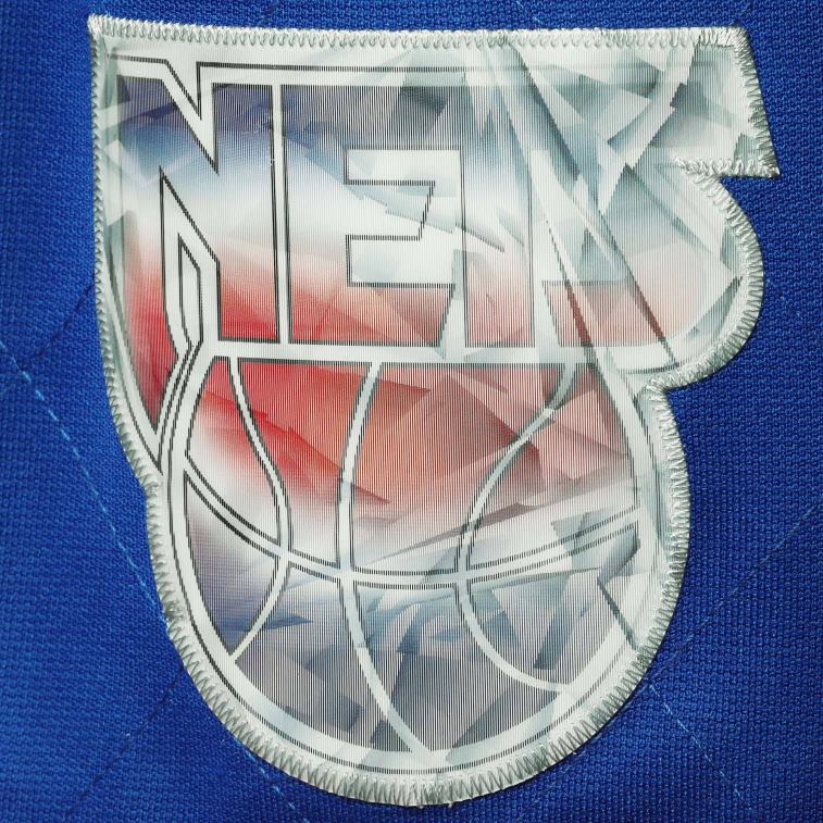 NBA 00F2L19602 New Jersey Nets Mitchell & Ness Blue 1993 Hardwood Classics 75th Anniversary Swingman Shorts