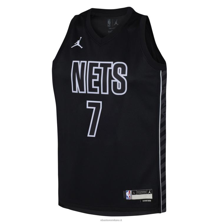NBA 00F2L16807 brooklyn nets kevin durant jordan marca maglia swingman nera