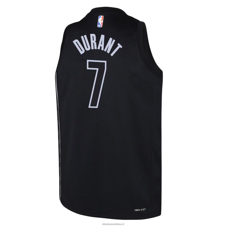 NBA 00F2L16807 brooklyn nets kevin durant jordan marca maglia swingman nera