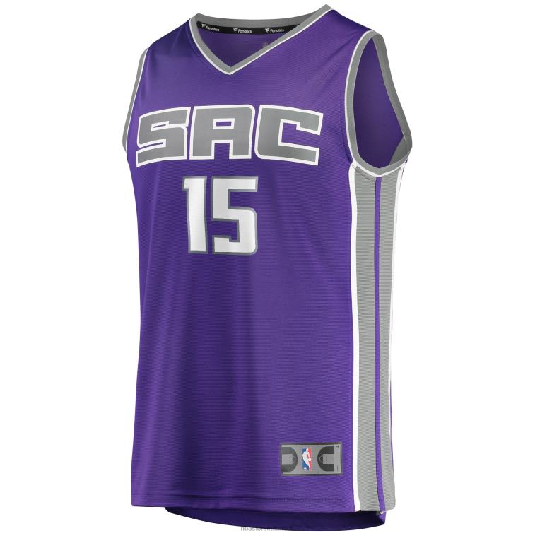 NBA 00F2L17300 sacramento kings davion mitchell maglia viola fast break player